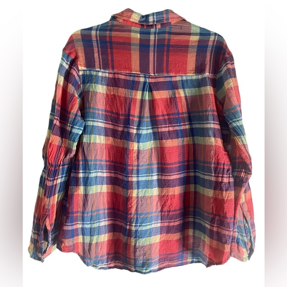 BDG Urban Outfitters Gauze button down Size Medium - Picture 2 of 9